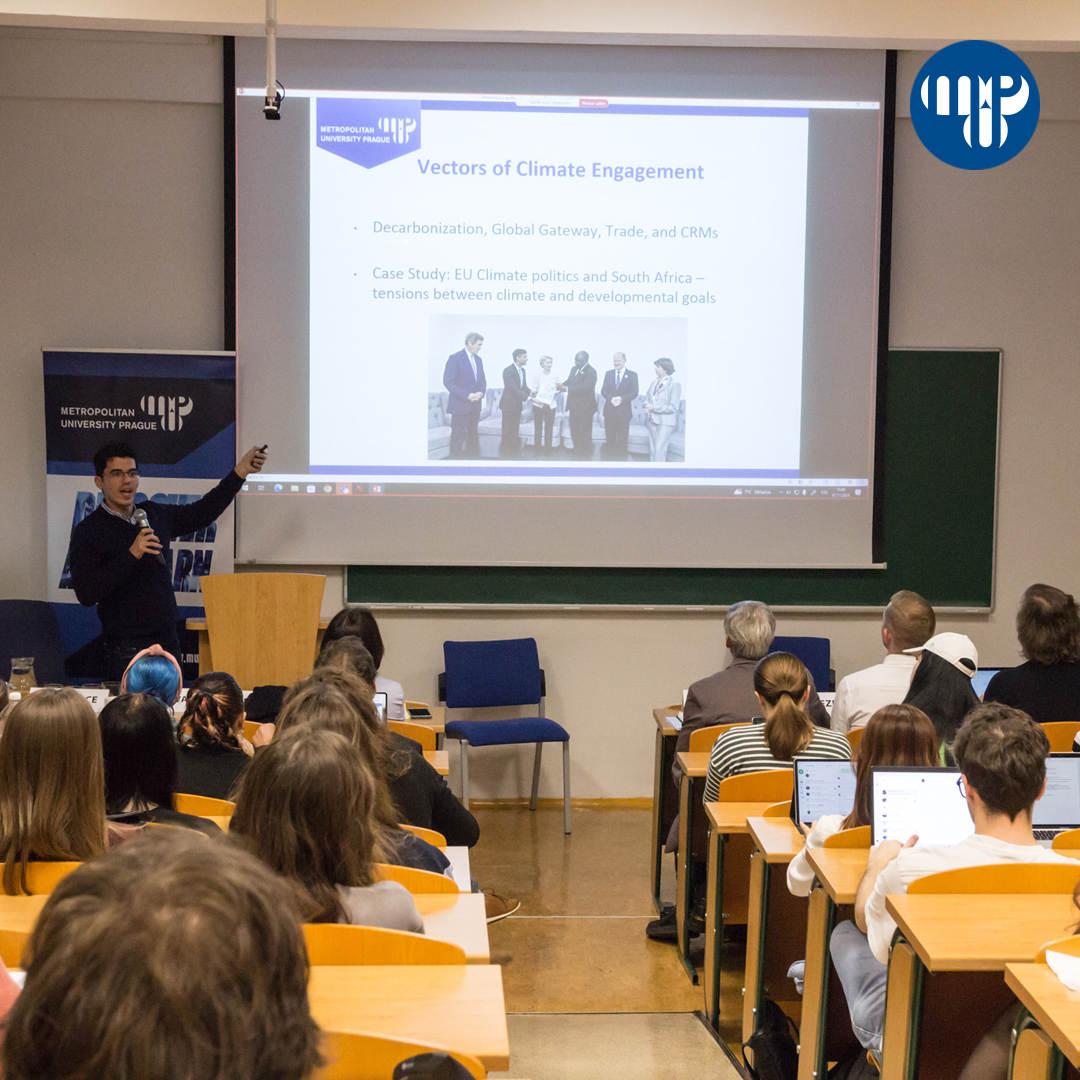 univerzitaMUP's tweet photo. MUP hosted a conference titled Global Climate Change Mitigation and the Role of the EU. Held under the prestigious Jean Monnet Chair program. Read the imup article "The EU’s Climate Leadership: Global Solution or Green Imperialism?" https://t.co/2smyZ9wmGs #EU #climate https://t.co/kGRD2dQ5ym