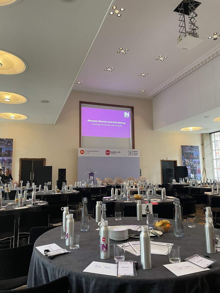 Today is our 40th anniversary conference: Because Women and Girls Belong - Joining Forces for the Future 🎉

We’re <a href="/RIBA/">Royal Institute of British Architects</a> preparing to be joined by leaders of sport, politics, business, education &amp; media to celebrate the progress &amp; drive forward gender equality #WomeninSport40