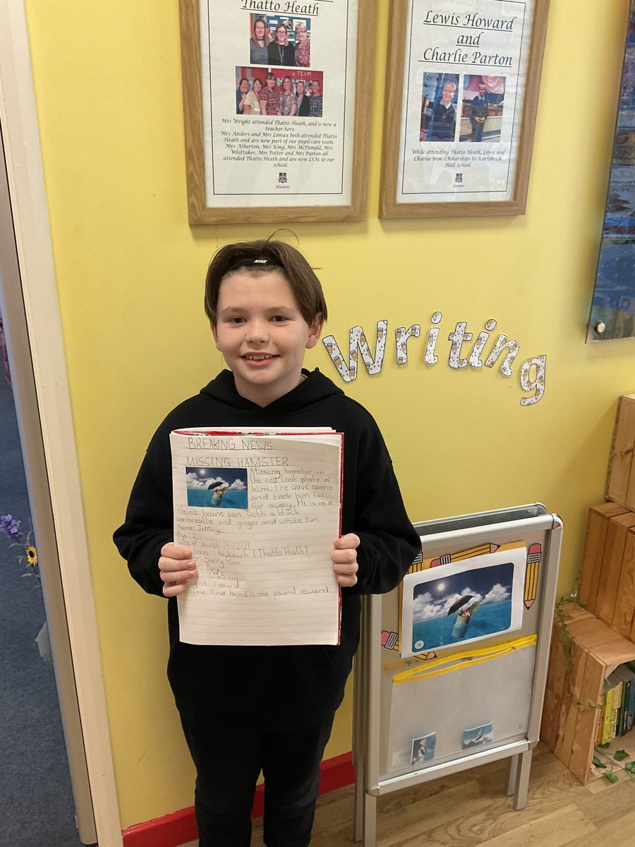 MrsIreland3's tweet image. Check out this fantastic writing for pleasure inspired by our weekly image. #WritingforPleasure #ThattoHeath