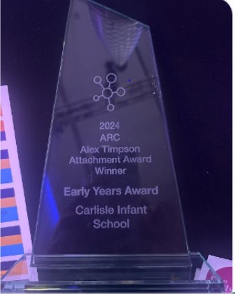 Congratulations to Carlisle Infant School for winning the ARC Alex Timpson Attachment Award. This is wonderful news!