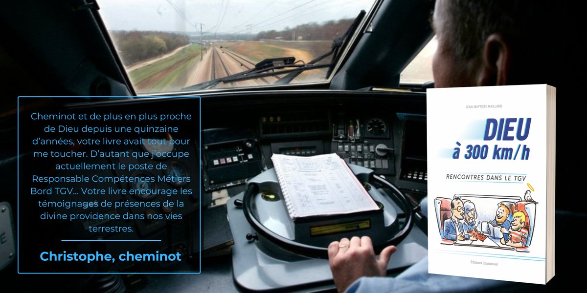 lightsinthed's tweet image. 🚆Dieu à 300 km/h : l'avis de Christophe, Responsable Compétences Métiers Bord TGV

Pour en savoir plus sur ce livre :
👉lightsinthedark.info/nouveau-livre-…

#TGV #SNCF #InOui #OuiGo #Train #mobilité #Dieu
