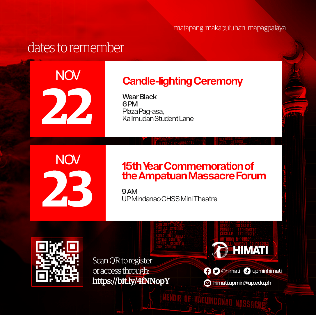 Fifteen years after the Ampatuan Massacre, considered the deadliest election-related violence and attack on the press in Philippine history, claiming 58 lives, including 32 journalists, justice remains incomplete. While many suspects were sentenced in 2019’s “Trial of the