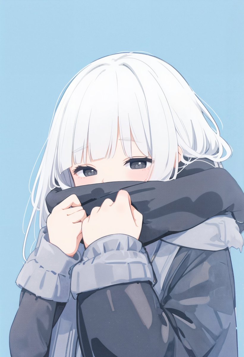non___707's tweet photo. 今日も寒かったです
#AIイラスト https://t.co/IldUMO2JSX
