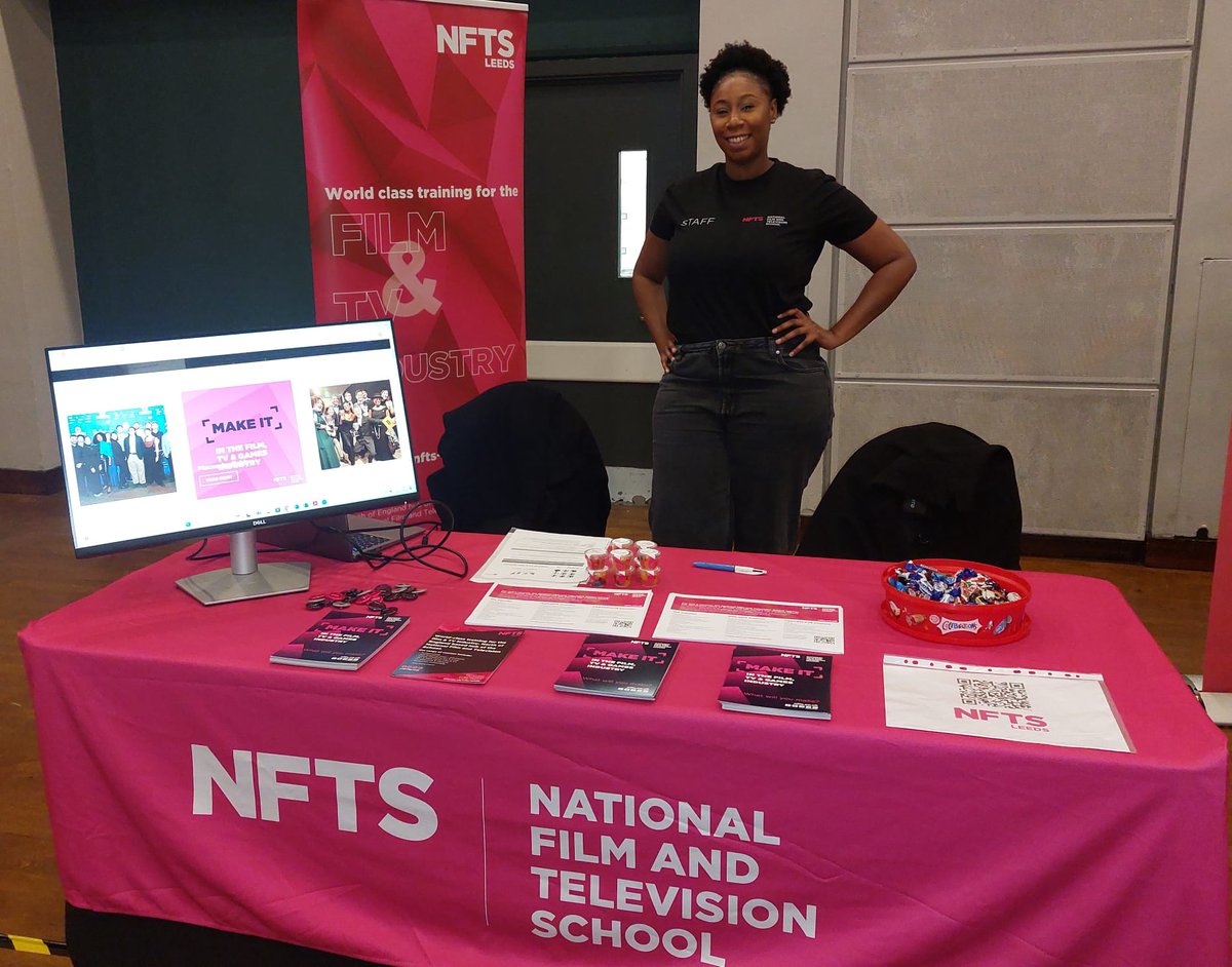 We had a great day yesterday at Leeds Creative Skills Festival #LCSF!

Huge thanks to Sherneka for looking after our stand whilst our Film &amp; TV demo was happening!