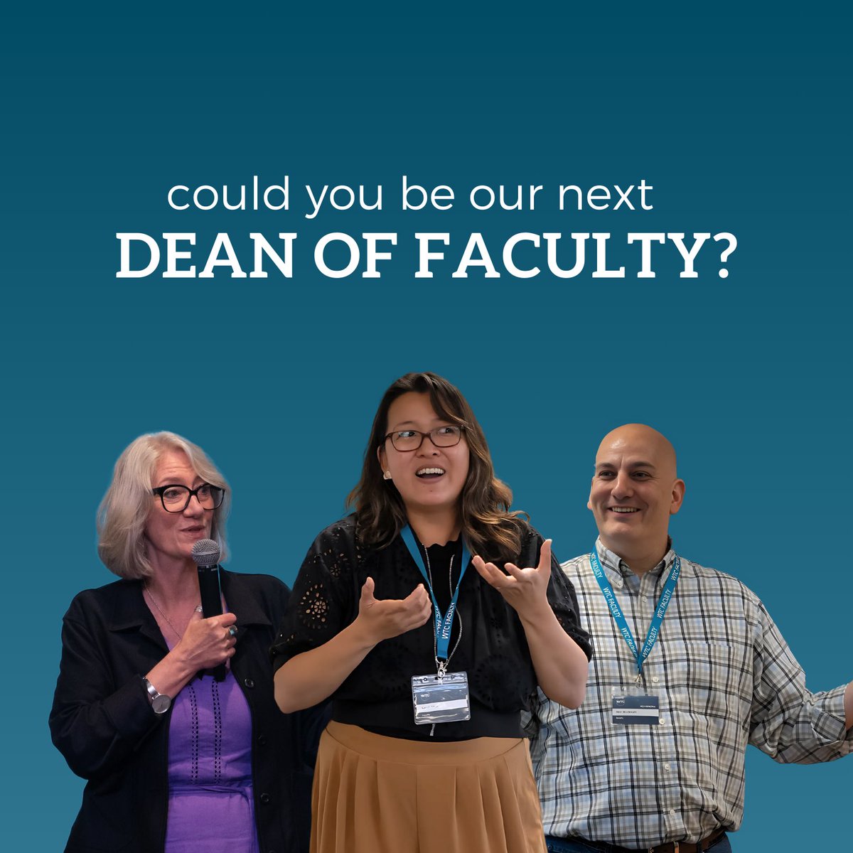 Are you excited about innovative training models and skilled at both in-person and online teaching? Do you have a heart for serving the church?

We're searching for a new Dean of Faculty. Could that be YOU?

Learn more &amp; apply: wtctheology.org.uk/about-us/jobs-…