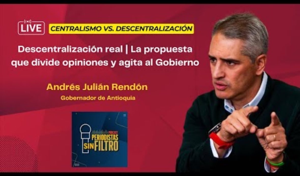 Descentralización real | La propuesta que divide opiniones y agita al Gobierno youtube.com/live/GD53UQ3hT…