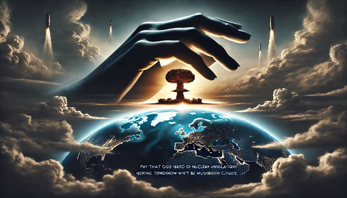 <a href="/GenFlynn/">General Mike Flynn</a> Pray that God rests his hand on the world today. We are as close to nuclear annihilation I think as we have ever been. I'm on my knees right now, hoping that tomorrow won't be mushroom clouds.

Putin signed Russia’s new nuclear doctrine into law. It gives them the right to launch