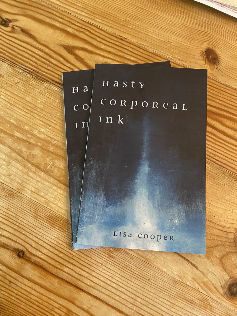 LaLaLisaCooper's tweet image. Today is ✨book launch day!!✨
Pick up a copy of my new poetry volume “Hasty Corporeal Ink” wherever you get books!
(Link below)