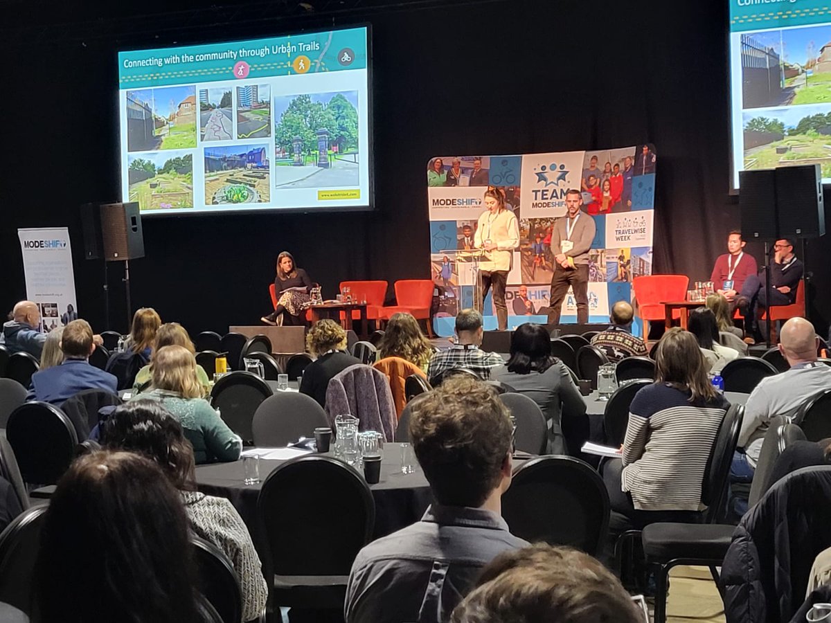 Our Activating Communities session in action. 🙌
 Ben Lee, <a href="/BerylBikes/">Beryl</a>
 Emma Dobson &amp; Nick Millington, <a href="/LeedsCC_Help/">Leeds Council Help</a>
 Greg Marsdon, <a href="/UniversityLeeds/">University of Leeds</a>

#TeamModeshift #Convention2024