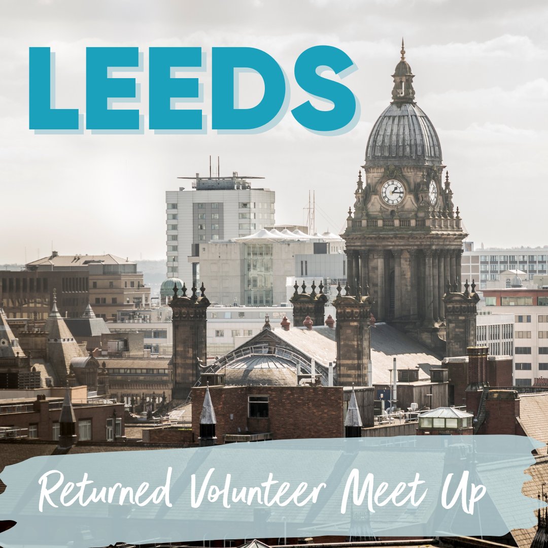 Leeds, we are coming for you! We are hosting a Returned Volunteer Meet up THIS WEEKEND for those who are in and around the Leeds area.
7pm, O' Neills Bar, 40 Boar Lane, Leeds LS1 5DA.