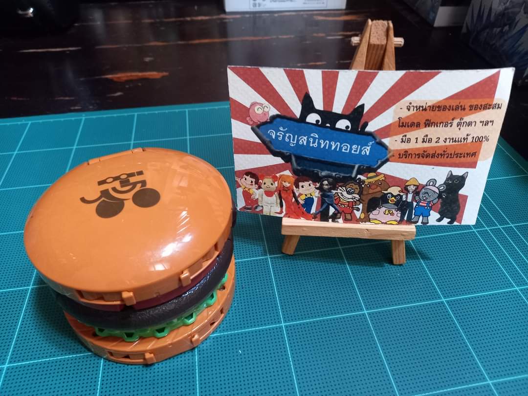 joily_k's tweet photo. 🤖 Kamen Rider Fourze Foodroid series 01 BurgerMeal ลิขสิทธิ์ Bandai ปี 2011 มือ 2 งานอะไหล่ ชิ้นส่วนไม่ครบ 1 จุด แต่ยังต่อเป็นหุ่นได้ ข้อต่อดี ฝืดนิดหน่อย ไม่หัก ⛔️ ราคา 350.- บาท รวมส่ง EMS #KamenRiderFourze #Foodroid #BurgerMeal #ฟู๊ดดรอยเบอร์เกอร์ #Bandai #คาร์เมนไรเดอร์ https://t.co/bfXSg41KpX