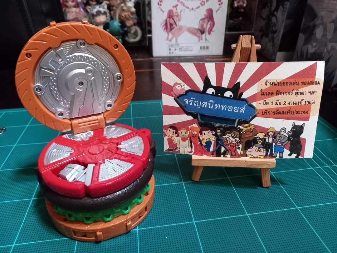 joily_k's tweet photo. 🤖 Kamen Rider Fourze Foodroid series 01 BurgerMeal ลิขสิทธิ์ Bandai ปี 2011 มือ 2 งานอะไหล่ ชิ้นส่วนไม่ครบ 1 จุด แต่ยังต่อเป็นหุ่นได้ ข้อต่อดี ฝืดนิดหน่อย ไม่หัก ⛔️ ราคา 350.- บาท รวมส่ง EMS #KamenRiderFourze #Foodroid #BurgerMeal #ฟู๊ดดรอยเบอร์เกอร์ #Bandai #คาร์เมนไรเดอร์ https://t.co/bfXSg41KpX