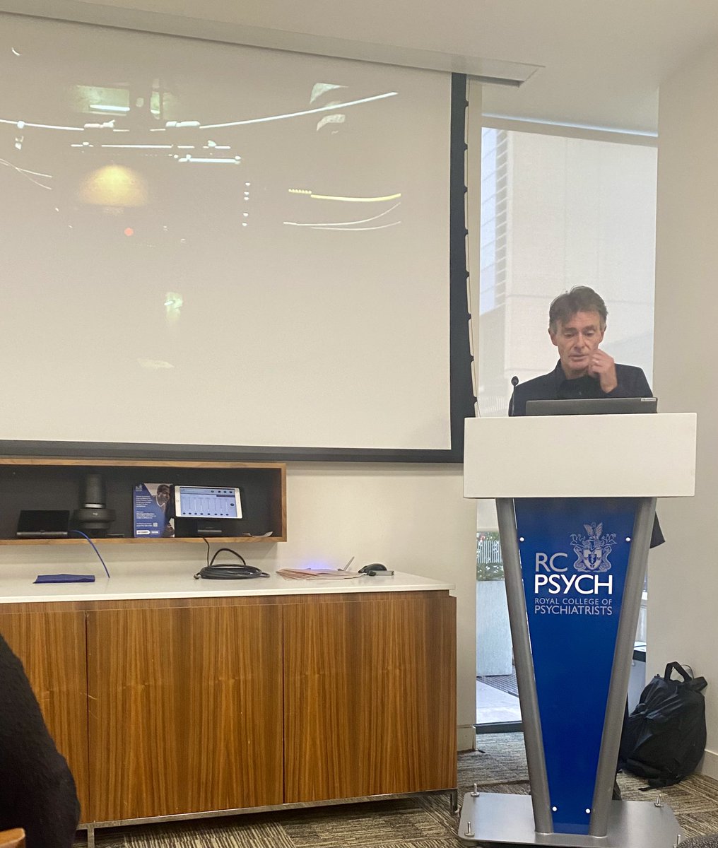 Dr Cyrus Abbasian (@abbasian) on Twitter photo Futuristic inspiring talk by Prof Paul Fletcher.
<a href="/rcpsychDPSIG/">RCPsych Digital Psychiatry SIG</a>
Incorporating gaming and VR for managing fears, phobias and anxiety using virtual immersive biofeedback measures… Futuristic inspiring talk by Prof Paul Fletcher.
<a href="/rcpsychDPSIG/">RCPsych Digital Psychiatry SIG</a>
Incorporating gaming and VR for managing fears, phobias and anxiety using virtual immersive biofeedback measures…