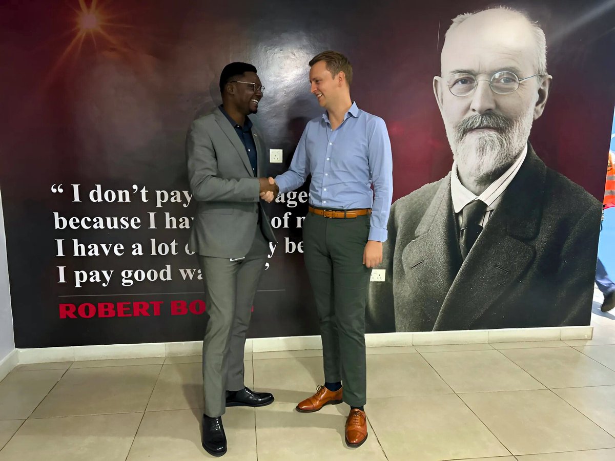 Yesterday, we had the honor of visiting the Bosch Nigeria office as part of our mission at the Delegation of German Industry and Commerce in Nigeria (AHK Nigeria) to foster strong collaborations between Nigerian and German companies.

Read more here>>> linkedin.com/feed/update/ur…