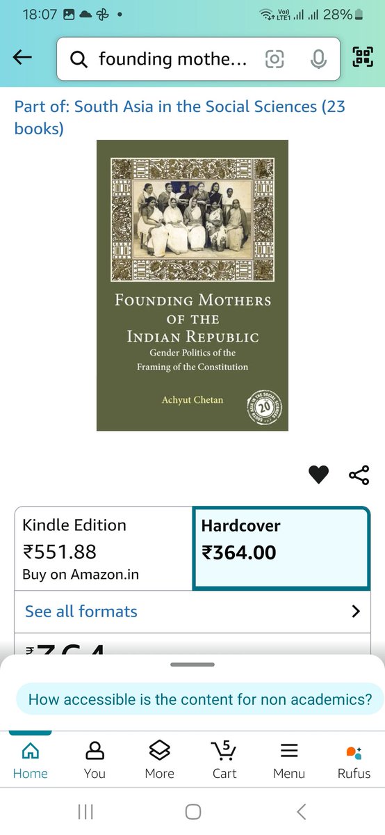 I hate advertising my book. But here, suddenly, I see it is available for much less than its original price. Some of you may like reading it for Constitution Day, i.e., 26 November! If you are still swayed by the "great men" version of history, here is some corrective.