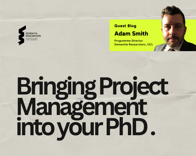 demrescommunity's tweet image. Research = complex questions + data + time management. Adam Smith @BetterResearch explores how project management skills can help PhD students tackle their projects with more structure. #PhDHelp #PhDlife 

dementiaresearcher.nihr.ac.uk/blog-bringing-…