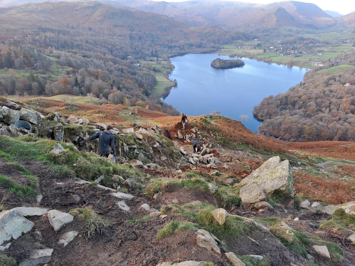 New blog post all about our recent path repairs on Loughrigg Fell… fellrangers.blogspot.com/2024/11/back-r…