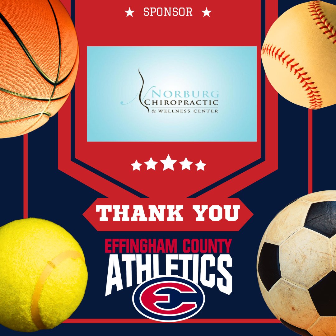 ECHS Athletics would like to thank Norburg Chiropractic &amp; Wellness Center in Springfield, for being a local business sponsor.