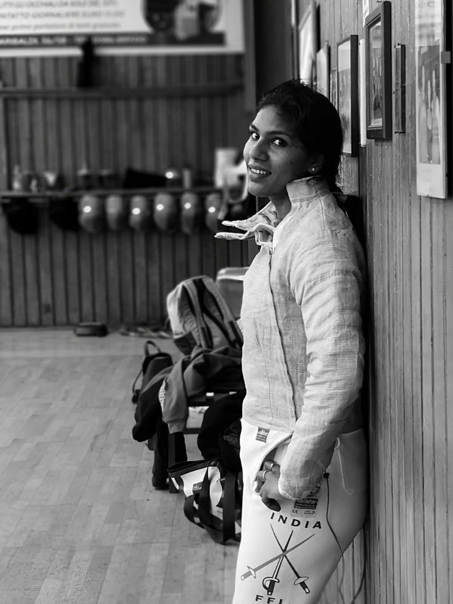 IamBhavaniDevi's tweet photo. Empower &amp; Evolve ⚔️ 
#bhavanidevi #fencing #fencinglife #athlete https://t.co/x8oGZeCUJW