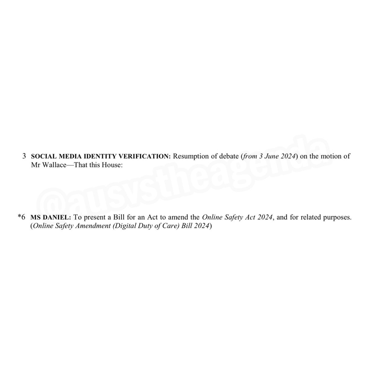 🚨It has come to my attention that amendments to the Online Safety Act, incorporating the 'Digital Duty of Care', along with the 'Social Media Age Verification' Bill—are slated for presentation in Parliament, potentially as early as tomorrow.

Please share this post to keep
