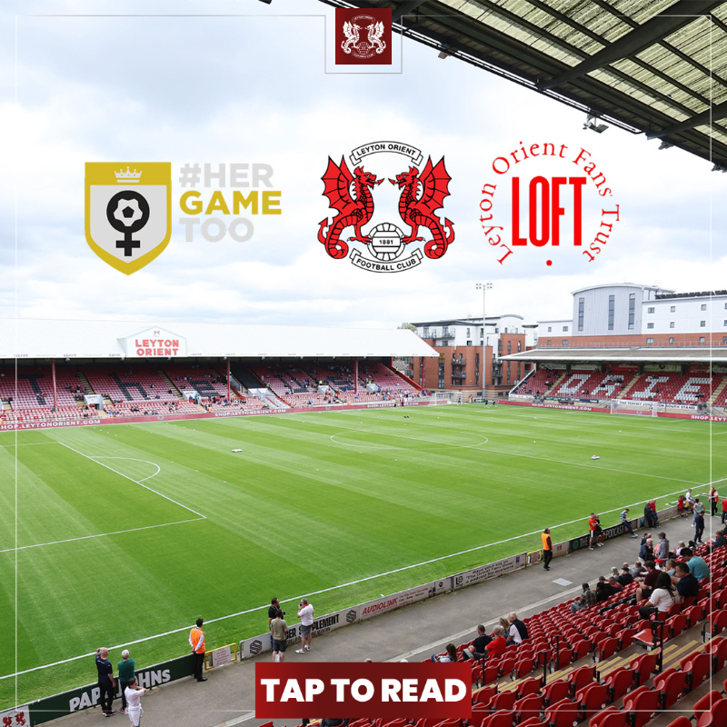 leytonorientfc's tweet photo. Our dedicated @HerGameToo matchday to take place at Huddersfield Town fixture! 🤝

The O's are delighted to confirm that our dedicated Her Game Too fixture will take place next Tuesday, as we host Huddersfield Town at Gaughan Group Stadium.

#LOFC #OneOrient | @LOFansTrust