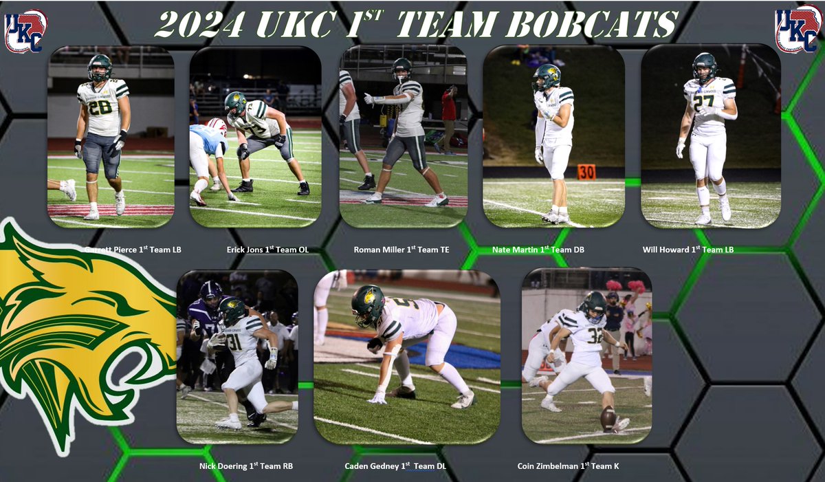 Congratulations to all the Bobcats earning 1st Team All-Conference recognition! #HTF #OneVision