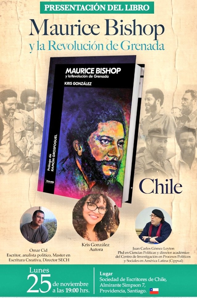 Escritora Kris González habla de su nuevo libro: "Maurice Bishop y la  Revolución de Grenada" - Correo del Alba
