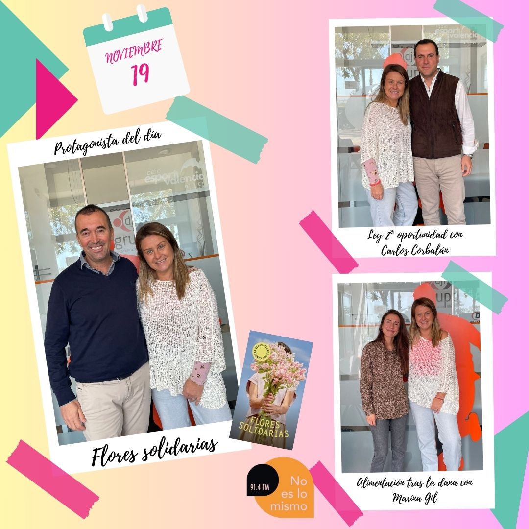 📻#Noeslomismo19nov24 

👂Vuelve a escuchar el 𝓝𝓞 𝓔𝓢 𝓛𝓞 𝓜𝓘𝓢𝓜𝓞 de hoy con <a href="/Mery_Caballero/">María Caballero</a> 

🔗Enlaces a Ivoox:

PARTE 1: radioesport914.com/no-es-lo-mismo…

PARTE 2: radioesport914.com/no-es-lo-mismo…