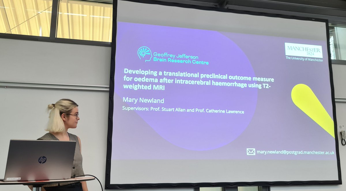 Ass. Prof. Dr. Marietta Zille (she/her) (@zillemarietta) on Twitter photo Interesting talk by <a href="/marynewland_/">Mary Newland</a> on edema extension distance as a preclinical outcome measure in #intracerebralhemorrhage #ICH at #Neuroprotection and #Neurorepair2024 Interesting talk by <a href="/marynewland_/">Mary Newland</a> on edema extension distance as a preclinical outcome measure in #intracerebralhemorrhage #ICH at #Neuroprotection and #Neurorepair2024