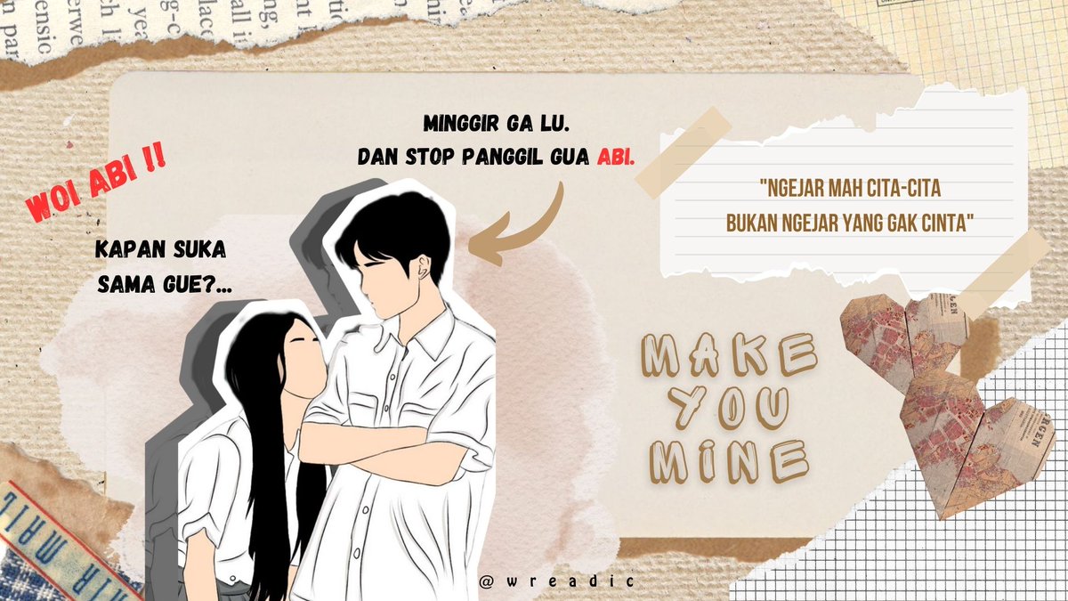 ; 𝗺𝗮𝗸𝗲 𝘆𝗼𝘂 𝗺𝗶𝗻𝗲

𝗮 𝗹𝗲𝗲 𝗵𝗮𝗲𝗰𝗵𝗮𝗻 𝗮𝘂
𝘄𝗿𝗶𝘁𝘁𝗲𝗻 𝗯𝘆 𝘄𝗿𝗲𝗮𝗱𝗶𝗰