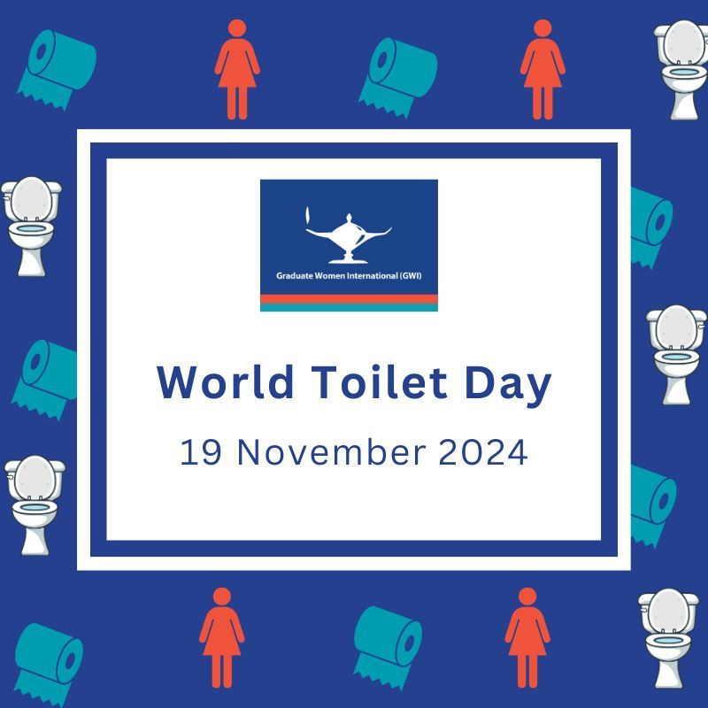 GradWomen's tweet photo. On World Toilet Day, let`s ensure every child has access to clean and safe sanitation! 
Open this link https://t.co/FZjO3ne07s to read the inspiring words from GWI President, Patrice Wellesley-Cole. https://t.co/jK14wDazbI