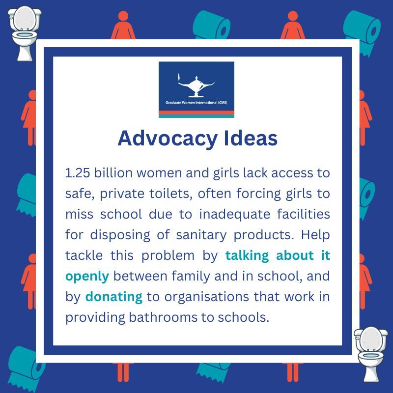 On World Toilet Day, let`s ensure every child has access to clean and safe sanitation! 
Open this link buff.ly/3CwUelr to read the inspiring words from GWI President, Patrice Wellesley-Cole.