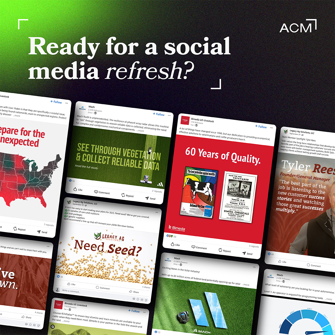 Have you wondered how your social media presence stacks up against your competition? Our team of experts can help you understand where your social media efforts are now, and give you insight on the best path forward.

Ready for more? Click here: bit.ly/3CkHVIW