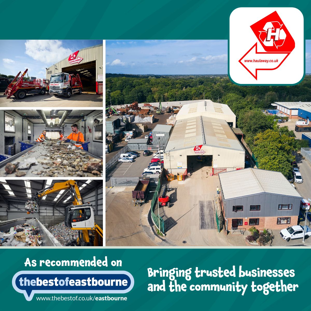 🔨 Manage your waste with Haulaway! 🌱

Reliable skip hire and recycling in Eastbourne. Over 90% of waste recycled, from home clearances to construction.

Read more at buff.ly/2PiZpZ4

#BestOfEastbourne #EastbourneLocal #WasteManagement