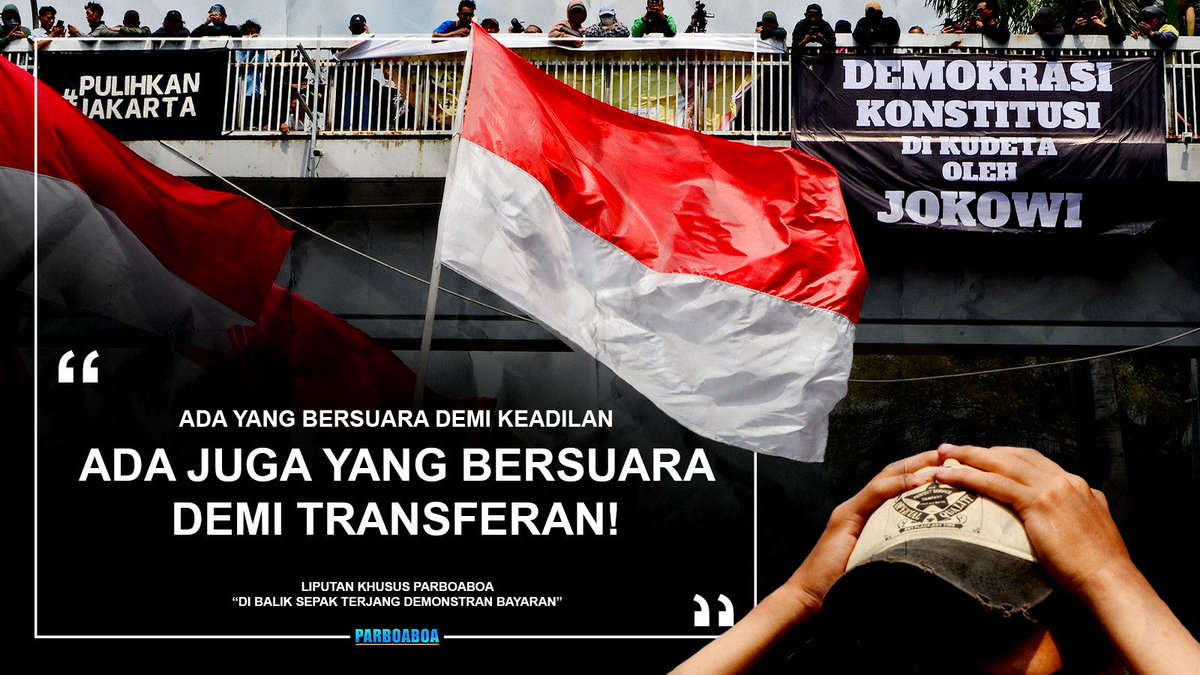 ternyata emang banyak keadilan yang diperjualbelikan ya, ada juga yang bersuara demi transferan #GerakanDemoBayaran #Parboaboa

simak : parboaboa.com/di-balik-sepak…
