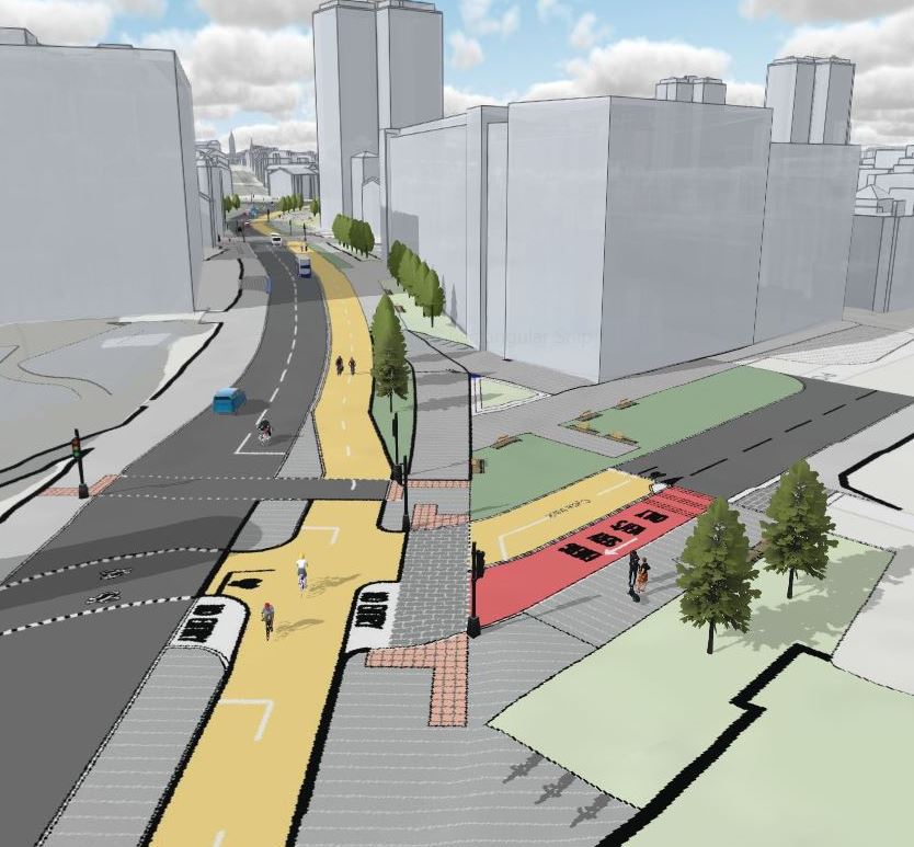 Work on three Avenues Plus projects - in #Cowcaddens, at #DukeStreet, and at South Portland Street in #Laurieston - in the city centre will begin in January and February.

More info 👉 ow.ly/SmmT50U9RPU