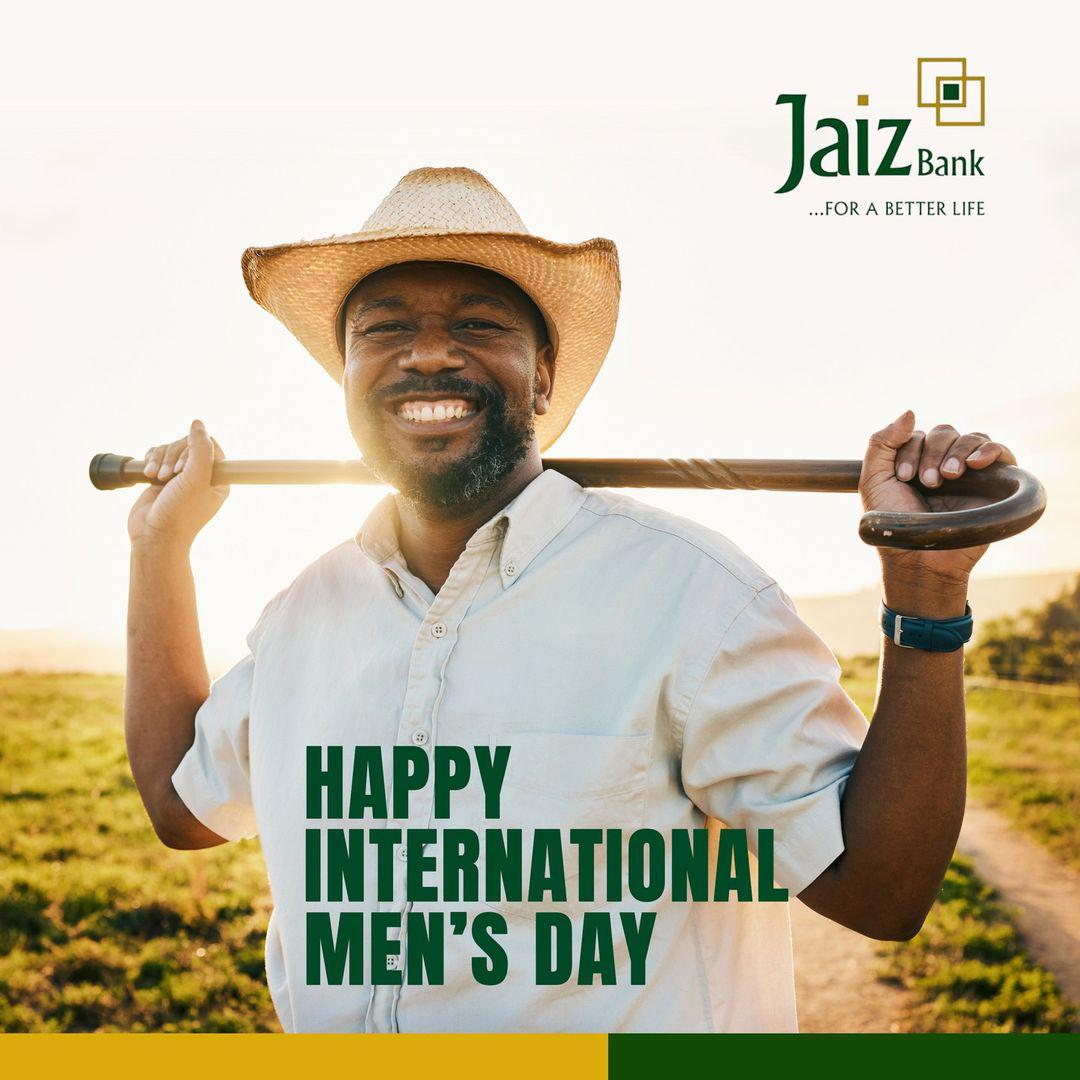 JaizBankNG's tweet photo. Today, we honour and celebrate the strength and positive impact of men everywhere.

From being role models and mentors to bringing joy and leadership to their families and communities. Men continue to inspire greatness.

#JaizBank 
#forabetterlife 
#InternationalMensDay https://t.co/V7BEv1ekbH