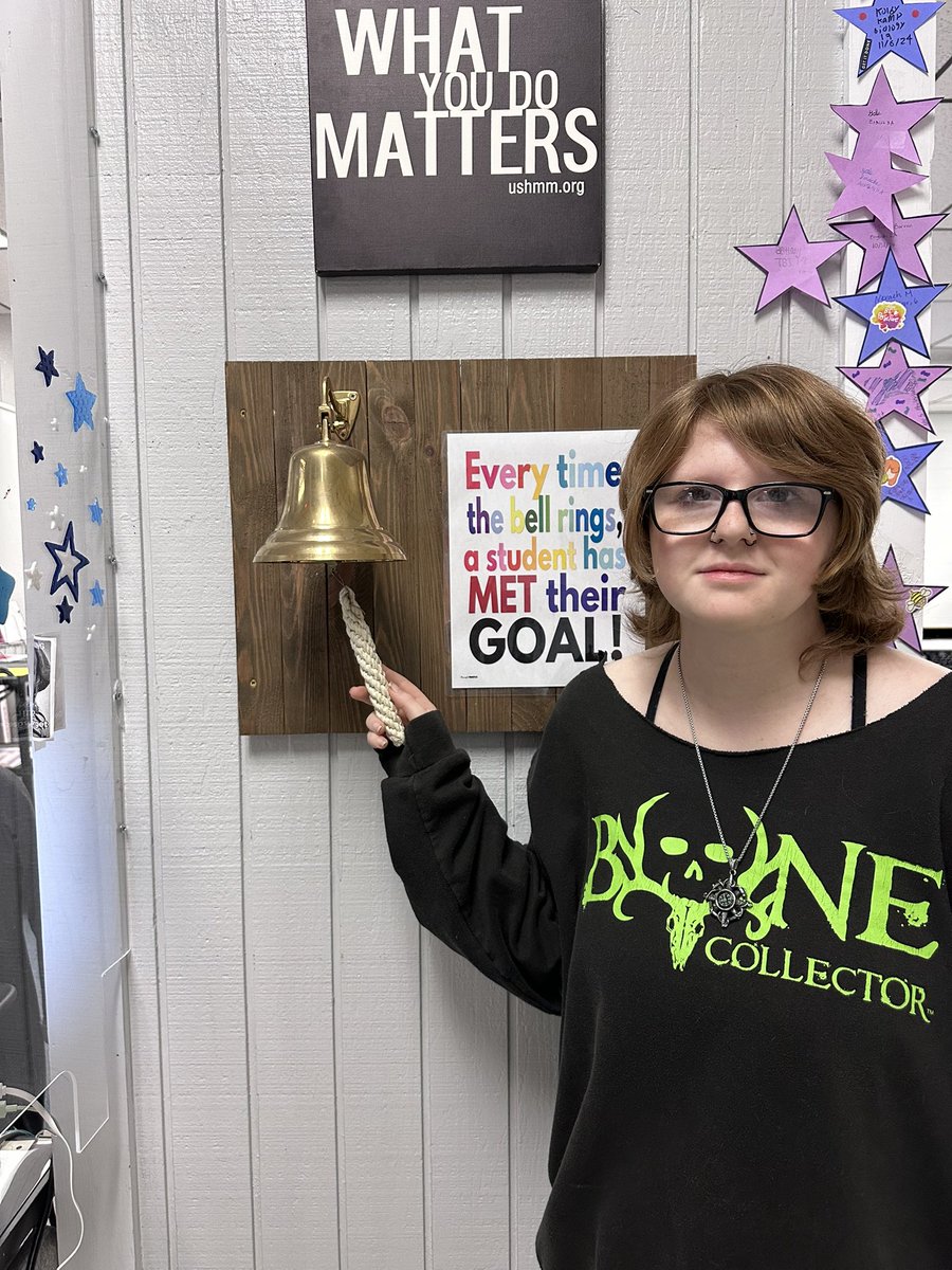 STARSHS2's tweet photo. CONGRATS Finn (Kailey) Thompson, STARS #6thgraduate this semester! You showed amazing perseverance in reaching your goal! Keep going strong to your next goal of being a Taxidermist! 
#WeAreSTARS
#whatyoudomatters
#graduationcelebration https://t.co/ce4KFXFAWf