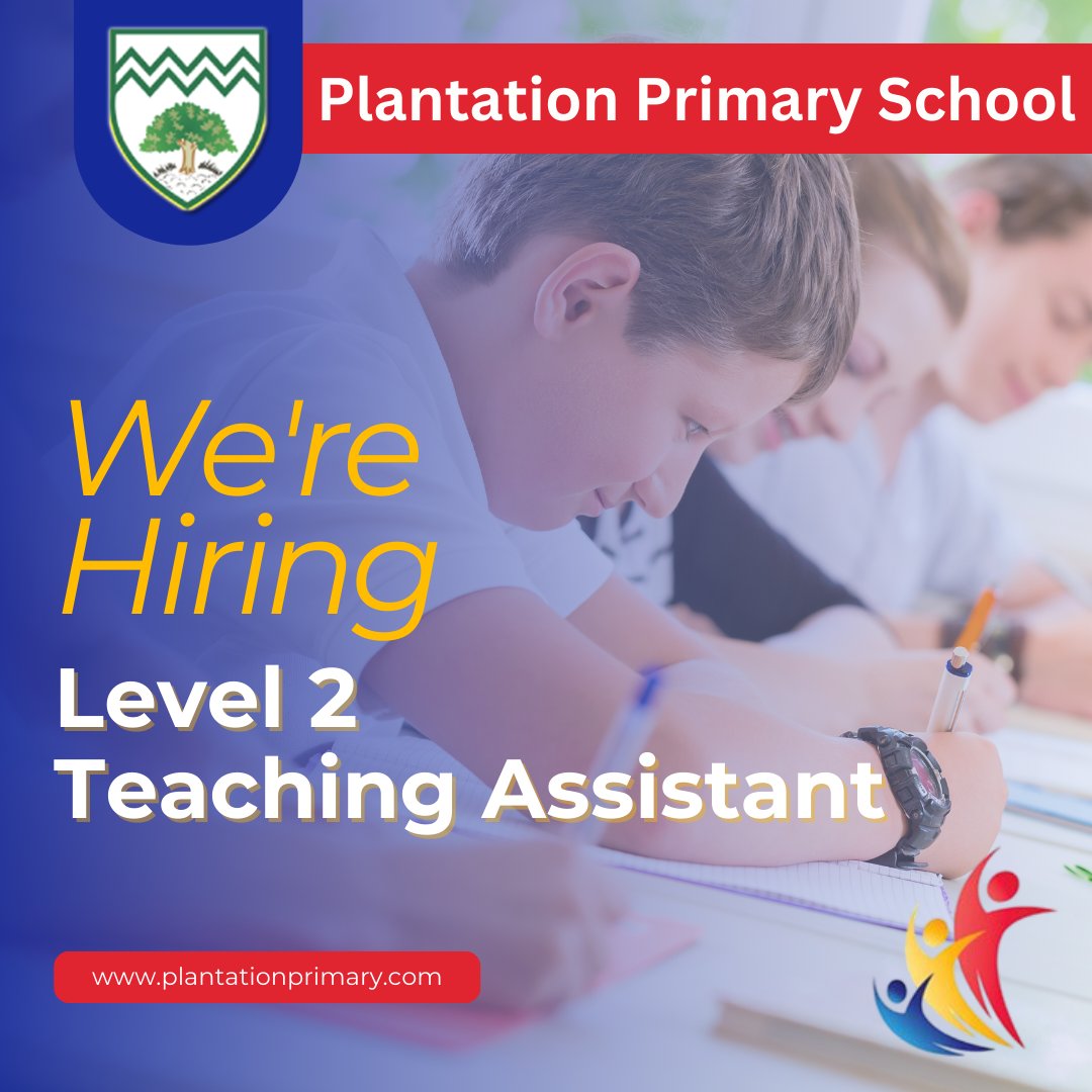 Rowan Learning Trust (@rowantrust) on Twitter photo 📢Current vacancies
We're hiring a Level 2 Teaching Assistant to join Plantation Primary School.
Closing date: Friday 29th November 2024 at 12pm.
For more information about this role and how to apply, follow the link below:
teaching-vacancies.service.gov.uk/jobs/level-2-t…
#maximisingpotentialforall 📢Current vacancies
We're hiring a Level 2 Teaching Assistant to join Plantation Primary School.
Closing date: Friday 29th November 2024 at 12pm.
For more information about this role and how to apply, follow the link below:
teaching-vacancies.service.gov.uk/jobs/level-2-t…
#maximisingpotentialforall