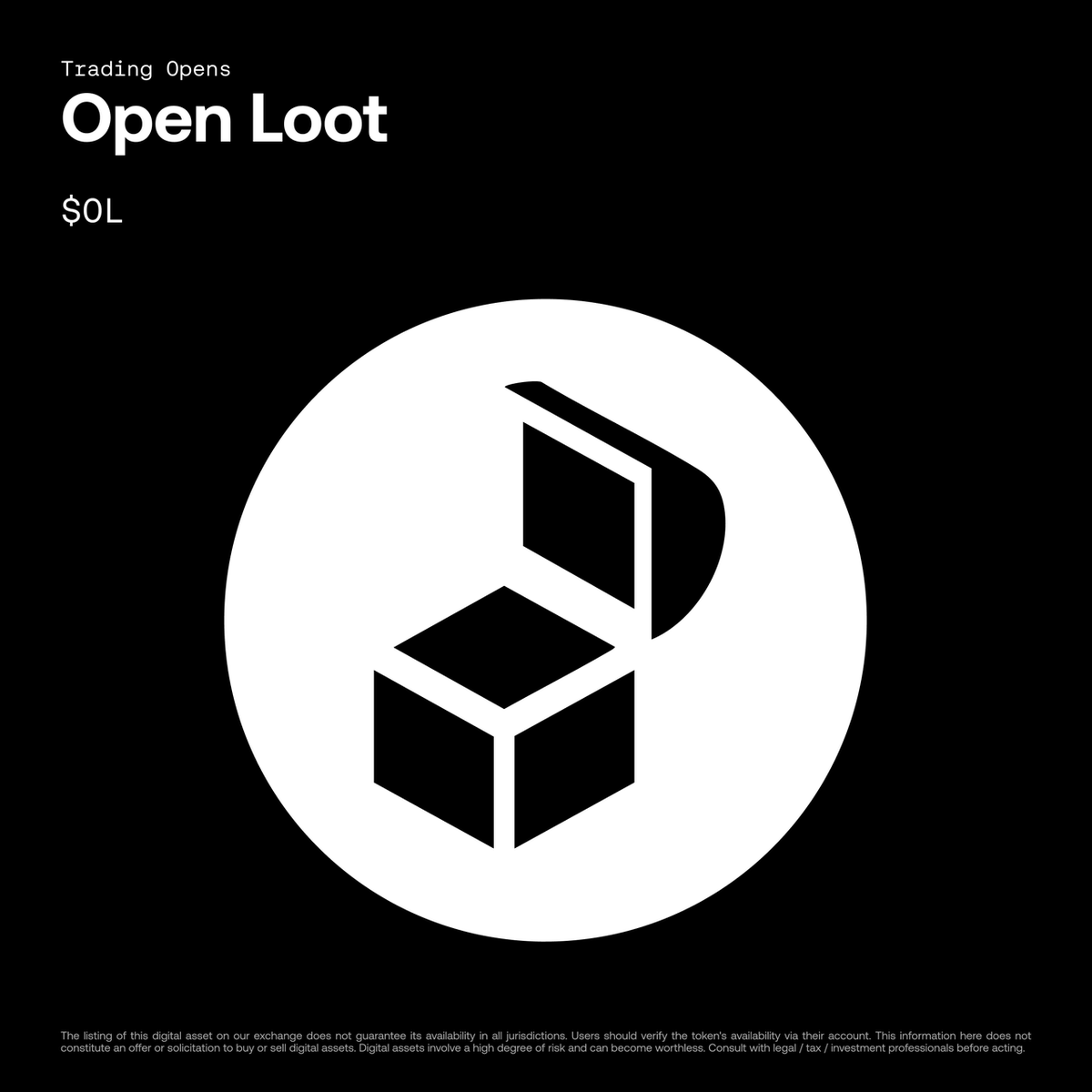 okx's tweet image. 🟢 #NewListing 
 
$OL @openloot Spot trading is LIVE on #OKX!
 
Trade now: bit.ly/3UPYK4O