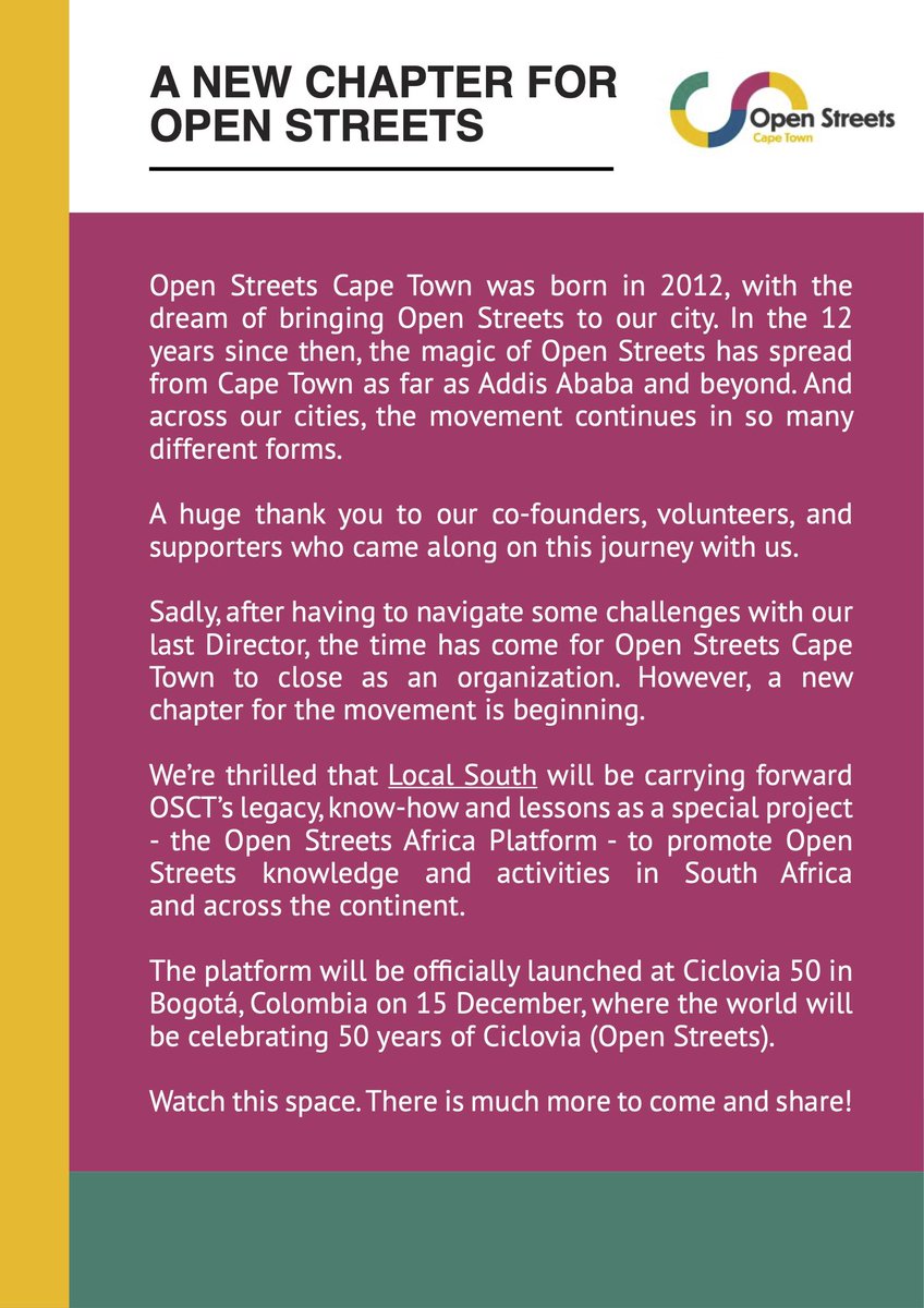 Open Streets Africa ( localsouth.bsky.social) tweet media