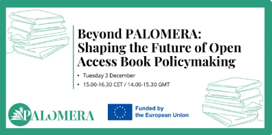 crai_ub's tweet photo. 📌 Webinar gratuït:
Beyond PALOMERA: Shaping the Future of #OpenAccessBook Policymaking
🗓️ 3/12
⏱️ 15 h
👉 #PALOMERA, un projecte finançat per @HorizonEU, que analitza el per què tan poques polítiques de finançament d'#AccésObert inclouen els llibres
🔗 https://t.co/QsVaSL2xaM https://t.co/ASwrTSxJg2