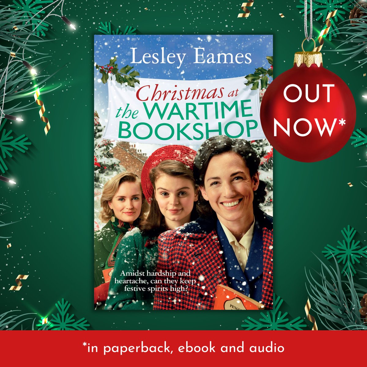 99p!  LIMITED TIME OFFER

World War II is raging. On the home front the people of Churchwood are struggling. Can three unlikely friends find a way to bring their community together?

amzn.to/3PRqALT

#Christmas #Kindle #HistoricalFiction