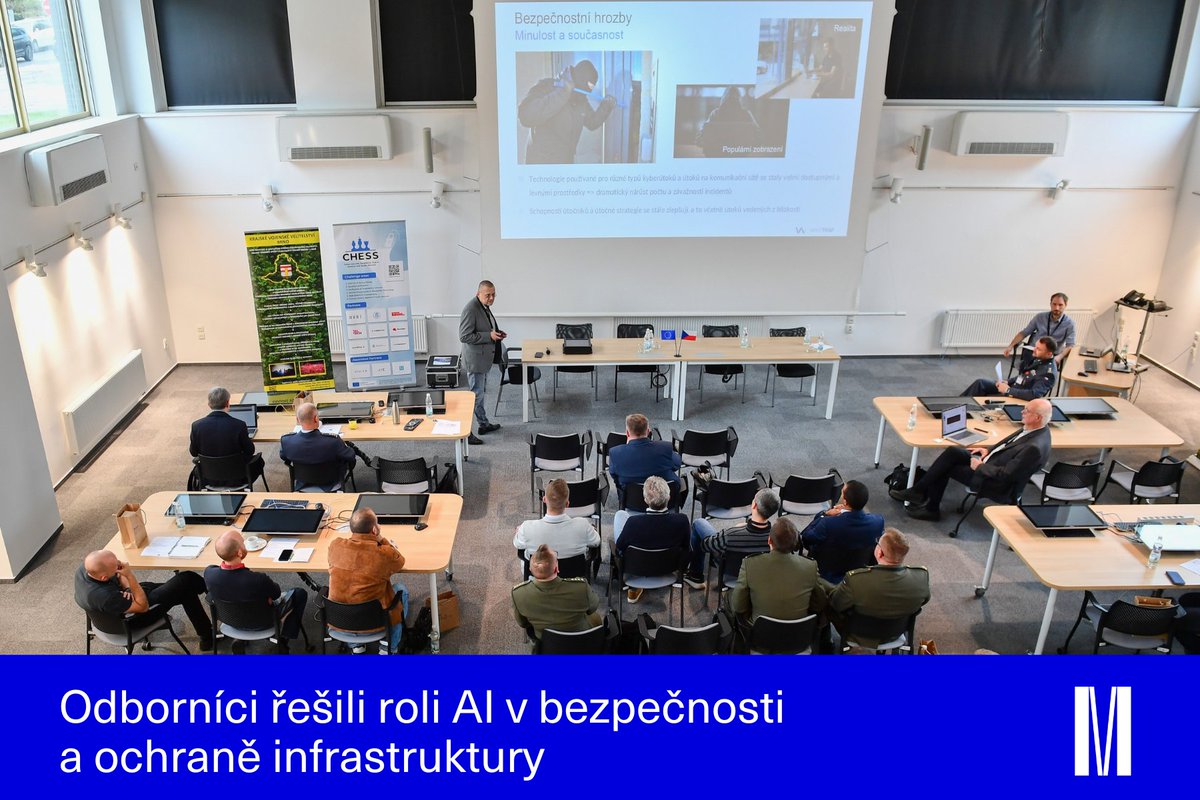 Masarykova univerzita (@muni_cz) on Twitter photo 🔐 <a href="/FI_MUNI/">Fakulta informatiky MU</a> ve spolupráci s Univerzitou obrany uspořádaly konferenci, jejímž hlavním tématem byla bezpečnost a ochrana kritické infrastruktury za pomoci využití umělé inteligence: muni.cz/go/422a0b 🔐 <a href="/FI_MUNI/">Fakulta informatiky MU</a> ve spolupráci s Univerzitou obrany uspořádaly konferenci, jejímž hlavním tématem byla bezpečnost a ochrana kritické infrastruktury za pomoci využití umělé inteligence: muni.cz/go/422a0b