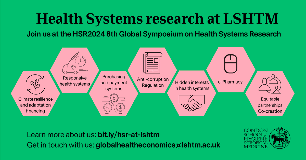 Health Systems LSHTM (@hsr_lshtm) on Twitter photo A cross cutting at #HSG2024 is the continued key role of strengthening health systems governance, to improve performance and responsiveness.
These effort need to build on wider governance structures, societal relationships and norms (including informal structures). <a href="/h_s_global/">Health Systems Global</a> A cross cutting at #HSG2024 is the continued key role of strengthening health systems governance, to improve performance and responsiveness.
These effort need to build on wider governance structures, societal relationships and norms (including informal structures). <a href="/h_s_global/">Health Systems Global</a>