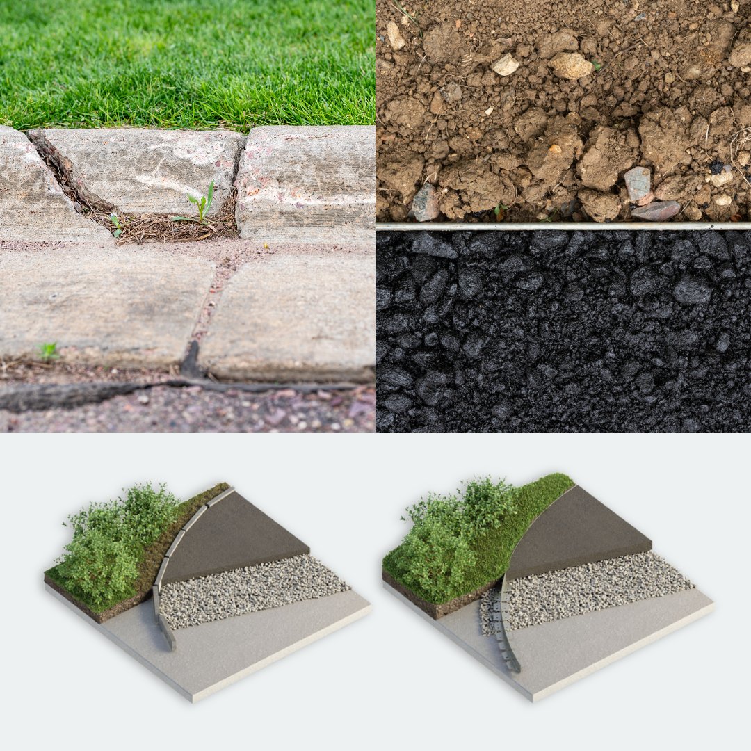Metal Vs Concrete: Which is Better? 🤔

Whilst landscapers favour traditional concrete edging for its rigidity, it tends to deteriorate and crack over time.

Steel or aluminium edging maintains its shape and strength throughout harsh conditions! bit.ly/40DYA4l