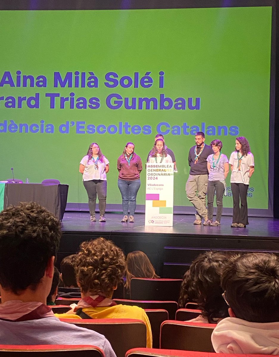 ⏪ Dissabte vam assistir a l'Assemblea General Ordinària d'Escoltes Catalans.

⚜ Per seguir fent escoltisme i educació en el lleure de qualitat, força i sort!