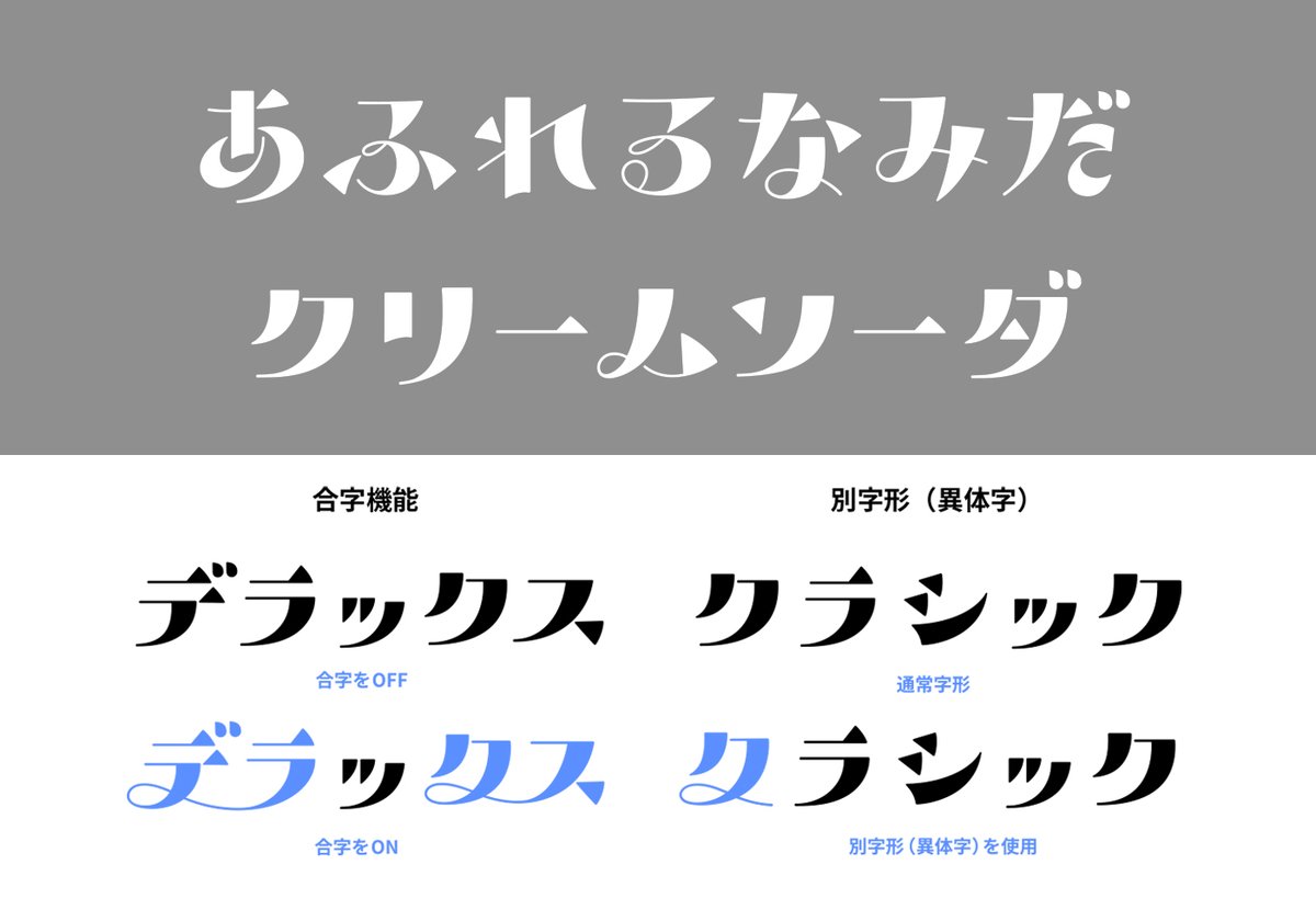 flopdesign's tweet photo. やったー #日本タイポグラフィ年鑑 2025に「こはくとう」フォントが入選しました。選んでくれて嬉しい。お祝いでイイネを頂けるともっと嬉しい。嬉しすぎて急遽24日までBOOTHで半額セールを行います！
https://t.co/UoK60fNXWr https://t.co/PKk0XnmDOD