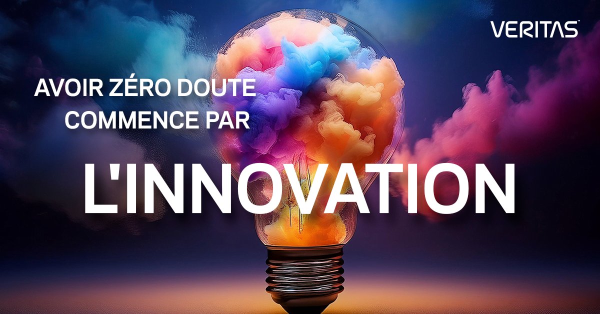 Veritas repousse les limites de la gestion et de la protection des données à l'échelle de l'entreprise depuis plus de 30 ans. Nous innovons pour vous aider. Découvrez le rôle de l'innovation dans la cyber-résilience avec zéro doute à avoir : vrt.as/4dOMBnb