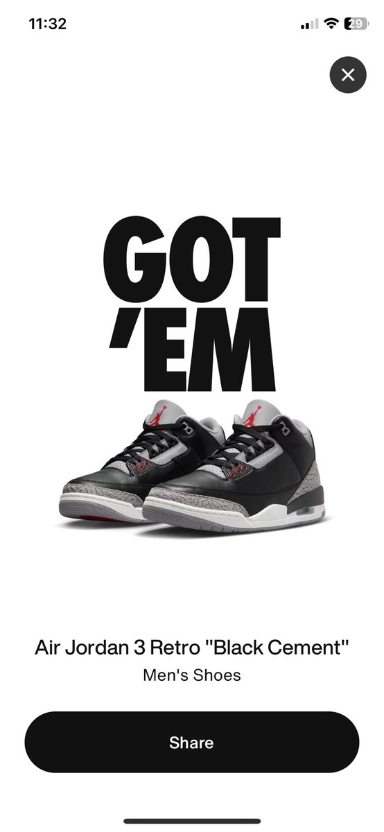 wcg010's tweet photo. @SnkrsStock Haha already got mine! https://t.co/ufuFLd19pm